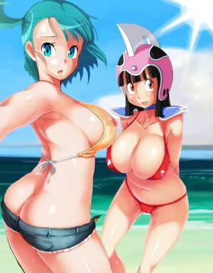 bulma hd xxx - ... bulma y milk desnudas mostrando las tetas ...