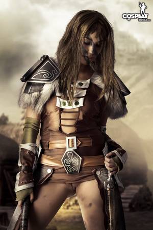 Hot Skyrim Girl Cosplay Porn - CosplayErotica - Skyrim Aela Huntress nude cosplay