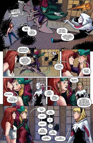 Green Goblin Porn - Ghost Spider VS Green Goblin comic porn | HD Porn Comics