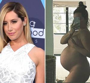 Ashley Tisdale Sex Tape - Pregnant Ashley Tisdale shows off baby bump as she poses completely nude in  new selfie and tells fans 'thank your body' | The US Sun