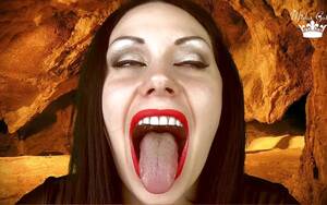 Long Female Tongues Porn - Long tongue beauty shows off longest tongue and wide throat Porn Videos |  Faphouse