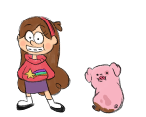 Gravity Falls Mabel And Waddles - Mabel and Waddles â€” Weasyl