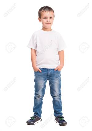 Naked Lil Boy Porn - little boy in white shirt isolated on white background