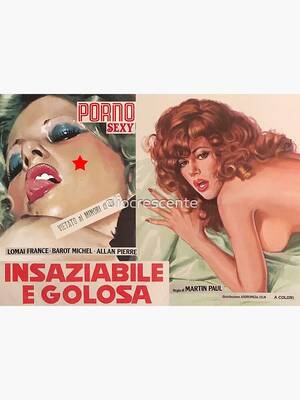 Italian Porn Classic Movie Posters - Erotic Collage #1\