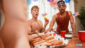 Gay Food Porn - sausage party Porn â€“ Gay Male Tube