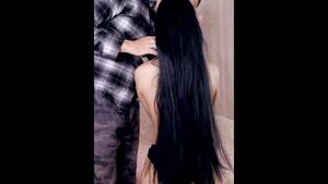 Long Hair Couple Porn - Porn Video - Tender and a bit dirty play with my stepsister's gorgeous  hair