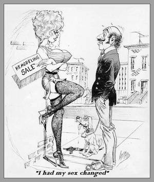 bill ward cartoons shemale - Collection of any and all art from Bill Ward, from Cracked to Club.