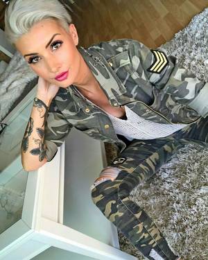 Military Girl - Short Blonde, Blonde Hair, Military Girl, Jenny Schmidt, On Instagram,  Blondes, Flower, Friday Eve, Essen