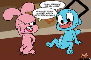 Gumball Strapon Porn - gumball comics nicole amazing world of gumball lesbian porn furry