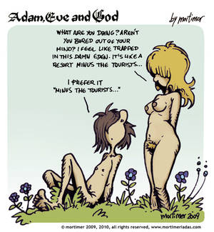 Adam And Eve Porn Comic - Cartoon: adam eve and god 08 (medium) by mortimer tagged ...