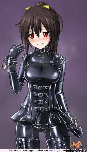 anime catsuit latex slave hentai - slave official anime latex shemale smutty bondage