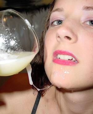 drinking cum from a glass - Women Drink Sperm by the Glass (83 photos) - sex eporner pics