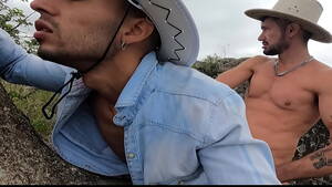 Cowboy Midget Porn - Brokebareback mountain - Cowboys riding bareback in the woods outdoors  amateurs anal sex porn movies in Cordoba - Argentina - blowjob femboy hot  twink riding straight huge cock in forest roleplay movie -