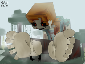 Minecraft Feet Porn - Rule 34 - 1girls 2boys alex (minecraft) bloody clothes creepypasta dominant  female feet female foot fetish foot worship giant alex (minecraft) giantess  imminent stomp larger female larger female smaller male looming male