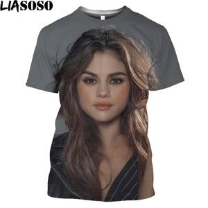 3d Lesbian Selena Gomez - LIASOSO Selena Gomez Sweatshirt Men's T-shirt 3D Print Hot Singer Casual  Fashion Street Loose Top Women Oversized Clothing - AliExpress