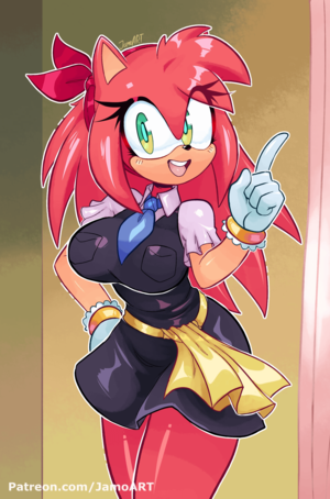 Amy Rose Porn Sprites - Ms. Rose again by Jamo_ART : r/SonicTheHedgehog