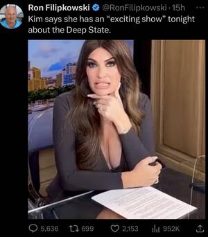 Kimberly Guilfoyle Porn Sucks - Kim Guilfoyle identifies issues with â€œThe Deep Stateâ€â€¦. :  r/WhitePeopleTwitter