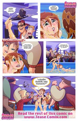 Kim Possible Cheerleader Lesbian Porn - Cheer Fight - Kim Possible and Bonnie Oil Wrestling â€“ TeaseComix - ChoChoX  - Comics Porno