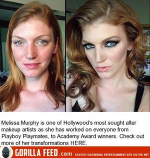 Makeup Porn Captions - Porn stars, playboy models, and actresses. Before and after make-up (48  Pictures)