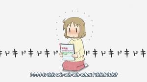 Mio Nichijou Porn - And now we're getting a glimpse of nervous teacher's home life, with  another classic scenario â€“ finding the younger sibling's porn. Though of  course this is ...