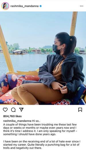 Anushka Sharma Nude Ass Pussy Fucked - Just went back to Rashmika Mandanna's post to see comments and my mind was  blown. Majority of the comments are from Kannadigas and they're reminding  her why they hate her so much.