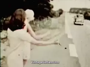 1960s porn hitchhiking - Hitchhiker Bitches get Fucked Hard (1960s Vintage) | xHamster