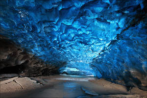 Cave - Earth Porn (Crystal Ice Cave in Iceland)