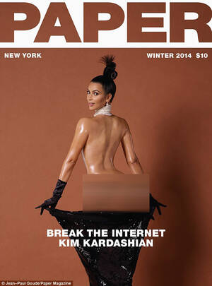 All Kim Kardashian Porn - Kim exposes her tiny waist and shapely bottom for a magazine - India Today