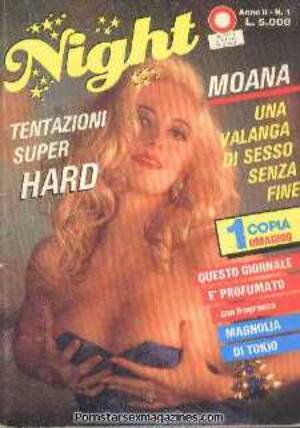 Italian Porn Magazine Covers - NIGHT italian porn magazine - Christy CANYON XXX, Rocco SIFFREDI & Moana  POZZI @ Pornstarsexmagazines.com