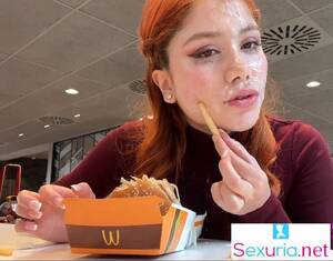 fast food bukkake - Marina Gold - Cum Drenched Teen Eats A Burguer Bukkake FullHD 1080p Â»  Sexuria Download Porn Release for Free