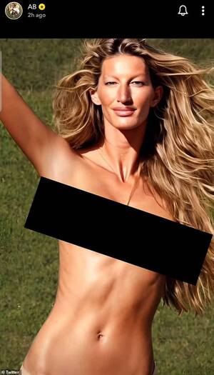 Gisele Bundchen Xxx Porn - Antonio Brown risks the wrath of ex-teammate Tom Brady with FAKE nude pic  of Gisele Bundchen | Daily Mail Online