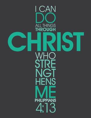 Bible Porn Quotation - One of my favorite bible verses - Philippians Art Print