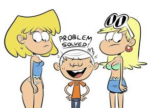 Loud House Porn Big Ass - ass belly belly button big ass big breasts breast window breasts coloring  dialogue eyes closed frown hands on hips leni loud lenicoln lincoln loud  lincori ...