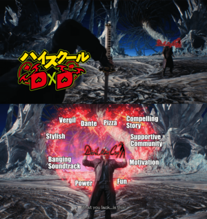 High School Dxd Anal Porn - Sorry High School DxD but..What you lack...is this!!! : r/DevilMayCry