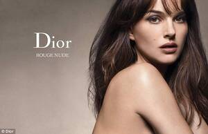 Natalie Portman Porn Bbc - Natalie Portman poses nude for Dior to promote natural-look cosmetics |  Daily Mail Online