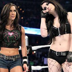 Aj Lee Sex Games - WWE WrestleMania 31: Paige excited by 'freak and the geek' partnership with AJ  Lee but remains wary of her former rival | The Independent | The Independent