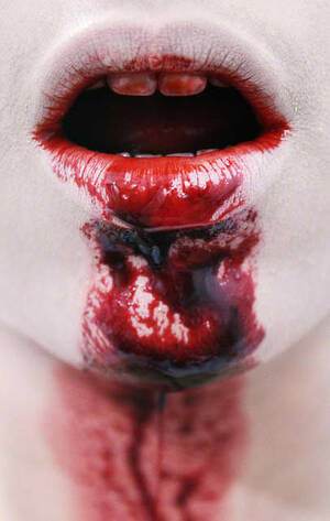 Bleeding Mouth Porn - chrislittlerat:bloody teeth Tumblr Porn