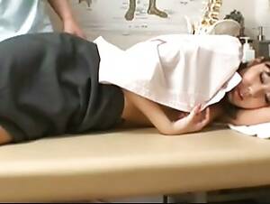 Massage Teen Reluctant - Reluctant college girl gets a massage