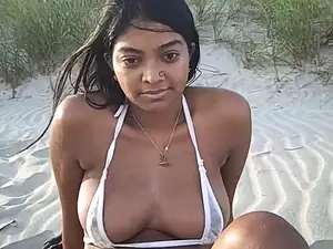 indian topless bikini - Indian Model Jennifer In A Tiny Bikini At NON-Nude Beach! | xHamster