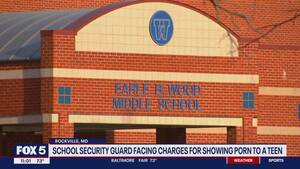 Middle School Student Porn - Security guard facing charges for showing porn to student at Earle B. Wood Middle  School