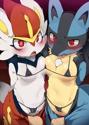 Lucario Threesome Porn - DAGASI] - Moshimo Zubon dattara (PokÃ©mon)