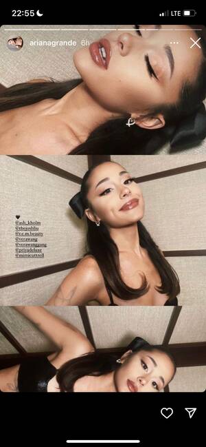 Ariana Grande Xxx Captions - Ariana Grande Wears Vera Wang Crop Top and Skirt to Frankie Grande's Wedding