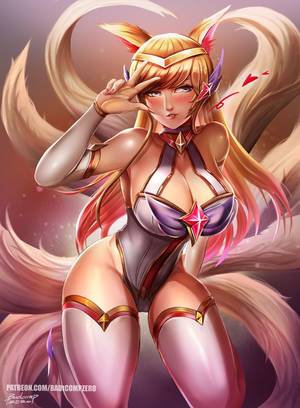 lol ahri shemale - Star Guardian Ahri by BADCOMPZERO.deviantart.com on @DeviantArt - More at  https