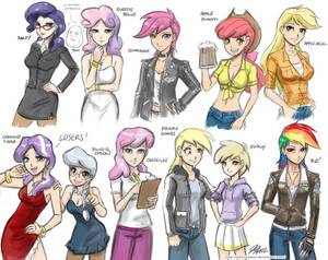 Apple Bloom Human Pony Porn - Human ponies : r/mylittlepony