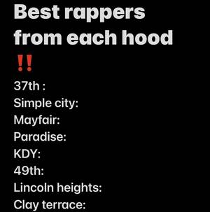 Moe Search Kdy Porn - In ya opinion who's the best rapper in each hood : r/TheCapitalLink