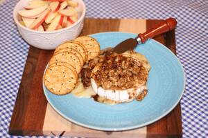 Abby Winters Fucking - Baked Brie with Brown Sugar and Pecans - Celebration Elevation