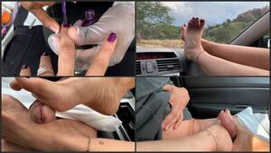 Monique Fuentes Porn Feet Up - Monique Fuentes - ManiPedi Car Party | Femdom POV