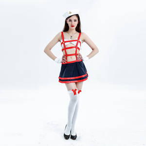 Halloween Bondage Porn - Adult Women Halloween Sexy Nurse Sailor Skirt Costume Fetish Porn Games  Suit Erotic Bondage Fancy Hollow