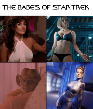 Alice Eve Star Trek Porn - Don'f forget about Dr. Milf Crusher : r/startrekmemes