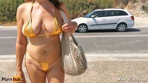 Bikini Exhibitionist Porn - Exhibitionist Wife In Micro Bikini Showing Off To Passing Cars - xxx Videos  Porno MÃ³viles & PelÃ­culas - iPornTV.Net